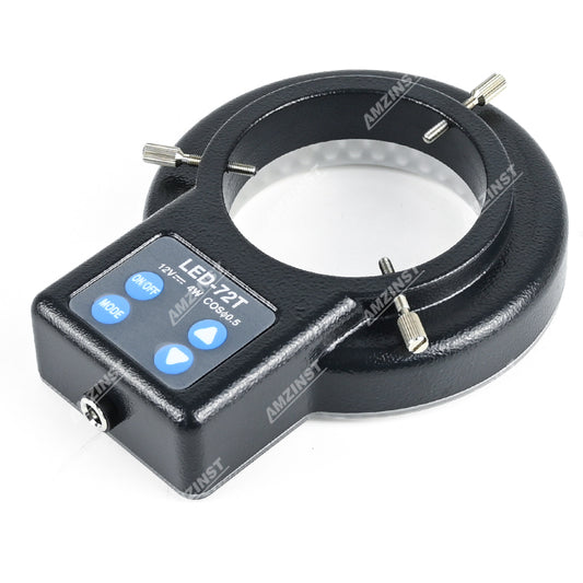 LED-72T Led Ring Illuminator For Stereo Microscope With 4-divided Segments UL & CE Approval