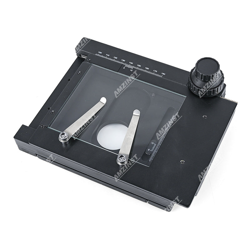 Механический рабочий стол AMS XY с ходом 75x55 мм Механический рабочий стол AMS XY с ходом 75x55 мм