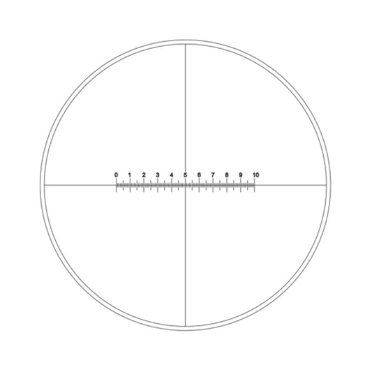 ER-MC1001 Series Reticle With 100 Divisions In 10mm And Crosshair