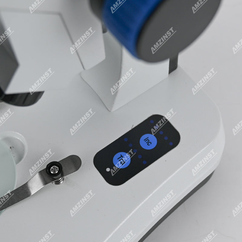 Бинокулярный стереомикроскоп AHT-34 с поворотным объективом (1x-3x) и сенсорной регулировкой яркости, светодиодами проходящего и падающего света и аккумуляторными батареями Бинокулярный стереомикроскоп AHT-34 с поворотным объективом (1x-3x) и сенсорной регулировкой яркости, светодиодами проходящего и падающего света и аккумуляторными батареями