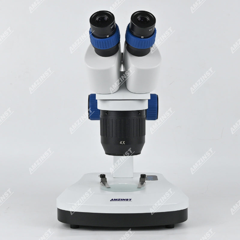 Бинокулярный стереомикроскоп AHT-34 с поворотным объективом (1x-3x) и сенсорной регулировкой яркости, светодиодами проходящего и падающего света и аккумуляторными батареями Бинокулярный стереомикроскоп AHT-34 с поворотным объективом (1x-3x) и сенсорной регулировкой яркости, светодиодами проходящего и падающего света и аккумуляторными батареями