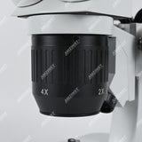 Бинокулярный стереомикроскоп AHT-34 с поворотным объективом (1x-3x) и сенсорной регулировкой яркости, светодиодами проходящего и падающего света и аккумуляторными батареями Бинокулярный стереомикроскоп AHT-34 с поворотным объективом (1x-3x) и сенсорной регулировкой яркости, светодиодами проходящего и падающего света и аккумуляторными батареями