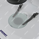 Бинокулярный стереомикроскоп AHT-33 с поворотным объективом (2x-4x) и сенсорной регулировкой яркости, светодиодами проходящего и падающего света и аккумуляторными батареями Бинокулярный стереомикроскоп AHT-33 с поворотным объективом (2x-4x) и сенсорной регулировкой яркости, светодиодами проходящего и падающего света и аккумуляторными батареями