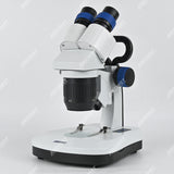 Бинокулярный стереомикроскоп AHT-33 с поворотным объективом (2x-4x) и сенсорной регулировкой яркости, светодиодами проходящего и падающего света и аккумуляторными батареями Бинокулярный стереомикроскоп AHT-33 с поворотным объективом (2x-4x) и сенсорной регулировкой яркости, светодиодами проходящего и падающего света и аккумуляторными батареями