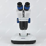 Бинокулярный стереомикроскоп AHT-33 с поворотным объективом (2x-4x) и сенсорной регулировкой яркости, светодиодами проходящего и падающего света и аккумуляторными батареями Бинокулярный стереомикроскоп AHT-33 с поворотным объективом (2x-4x) и сенсорной регулировкой яркости, светодиодами проходящего и падающего света и аккумуляторными батареями