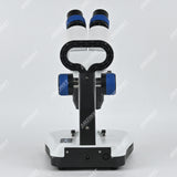 Бинокулярный стереомикроскоп AHT-33 с поворотным объективом (2x-4x) и сенсорной регулировкой яркости, светодиодами проходящего и падающего света и аккумуляторными батареями Бинокулярный стереомикроскоп AHT-33 с поворотным объективом (2x-4x) и сенсорной регулировкой яркости, светодиодами проходящего и падающего света и аккумуляторными батареями