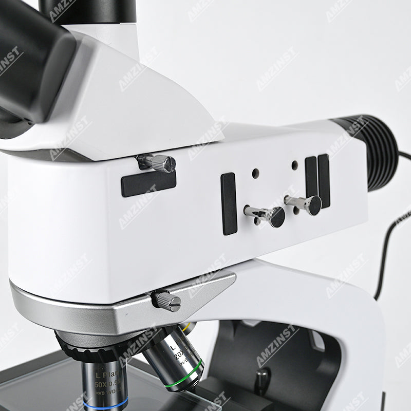 Тринокулярный металлургический микроскоп AJX-270RT со светодиодом 5 Вт проходящего и отраженного света Тринокулярный металлургический микроскоп AJX-270RT со светодиодом 5 Вт проходящего и отраженного света