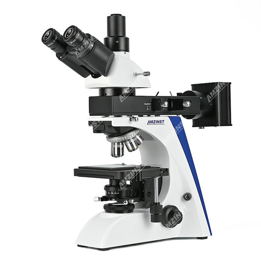 Металлургический микроскоп AJX-300MRT с 5 Вт светодиодной отражающей и проходящей подсветкой