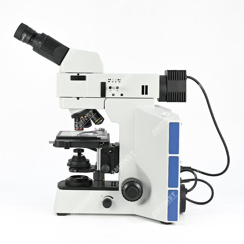 Бинокулярный металлургический микроскоп AJX-40MB с проходящим и отраженным светом  Бинокулярный металлургический микроскоп AJX-40MB с проходящим и отраженным светом