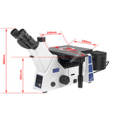 Инвертированный металлургический микроскоп AJX-60M с план-ахроматическими металлургическими объективами LWD  Инвертированный металлургический микроскоп AJX-60M с план-ахроматическими металлургическими объективами LWD