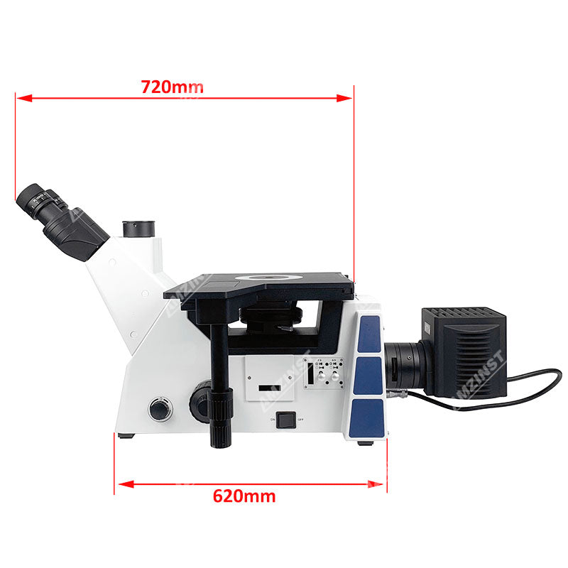 Инвертированный металлургический микроскоп AJX-60M с план-ахроматическими металлургическими объективами LWD  Инвертированный металлургический микроскоп AJX-60M с план-ахроматическими металлургическими объективами LWD