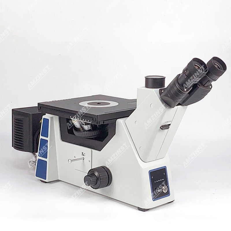 Инвертированный металлургический микроскоп AJX-60M с план-ахроматическими металлургическими объективами LWD  Инвертированный металлургический микроскоп AJX-60M с план-ахроматическими металлургическими объективами LWD