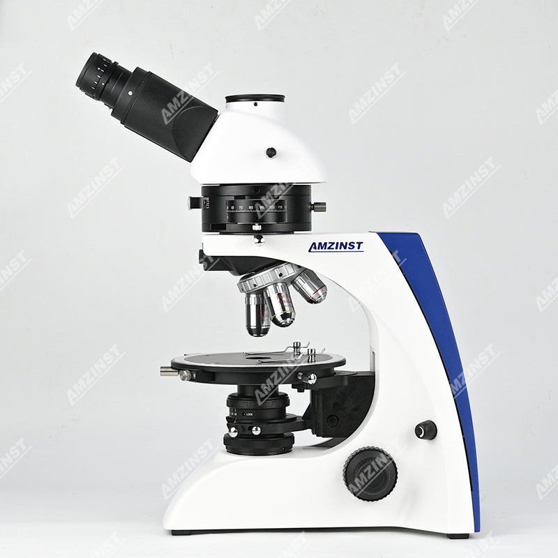 Тринокулярный поляризационный микроскоп APM-30T с проходящим освещением Тринокулярный поляризационный микроскоп APM-30T с проходящим освещением