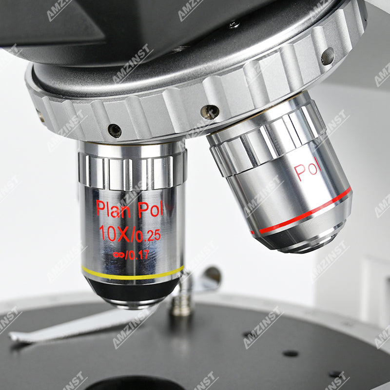 Тринокулярный поляризационный микроскоп APM-30T с проходящим освещением Тринокулярный поляризационный микроскоп APM-30T с проходящим освещением