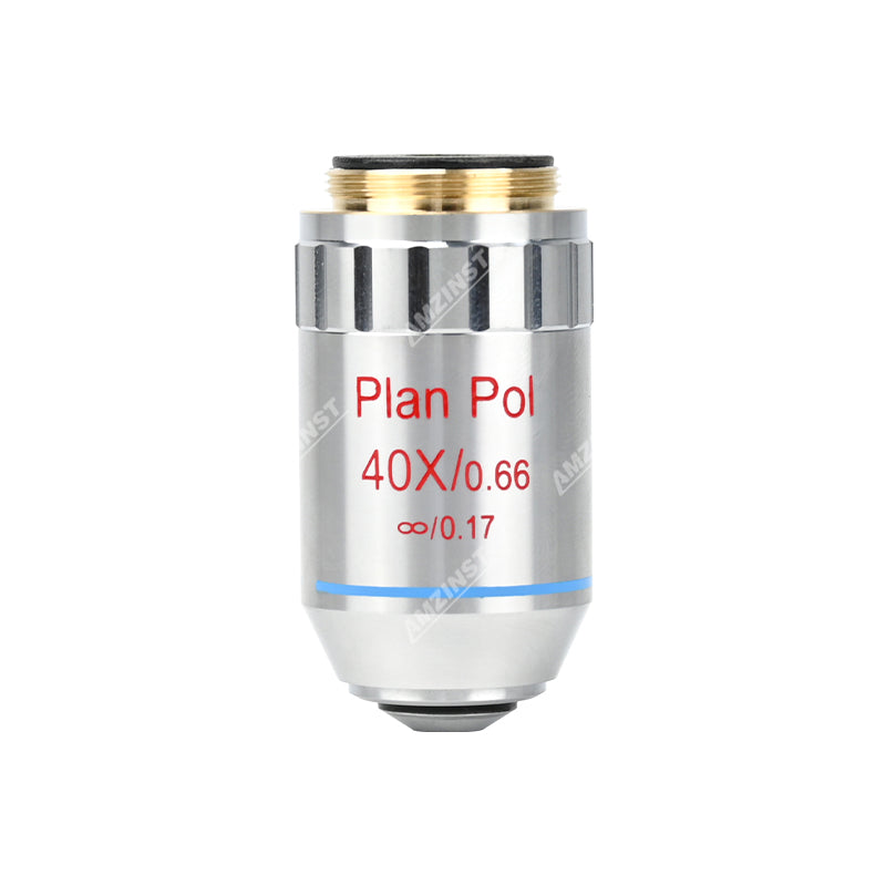 Non-stress Infinity Plan Objective (Transmitting) For APM-30 Series Polarizing Microscope Non-stress Infinity Plan Objective (Transmitting) For APM-30 Series Polarizing Microscope