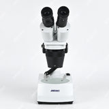 Бинокулярный стереомикроскоп AST-5C Classic с поворотным объективом (2x-4x), штативом и светодиодным проходящим и падающим освещением.  Бинокулярный стереомикроскоп AST-5C Classic с поворотным объективом (2x-4x), штативом и светодиодным проходящим и падающим освещением.