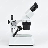 Бинокулярный стереомикроскоп AST-5C Classic с поворотным объективом (2x-4x), штативом и светодиодным проходящим и падающим освещением.  Бинокулярный стереомикроскоп AST-5C Classic с поворотным объективом (2x-4x), штативом и светодиодным проходящим и падающим освещением.
