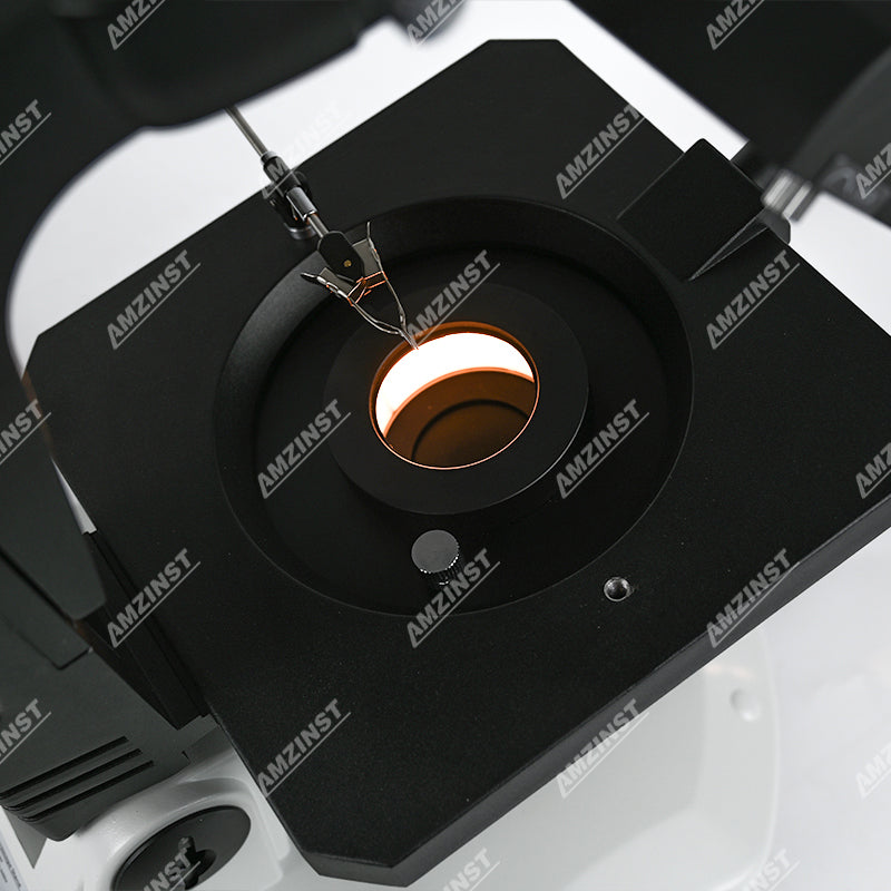 ASZ-GST Professional Gemology Microscope Stand with Reflected 7W Fluorescent Lamp ASZ-GST Professional Gemology Microscope Stand with Reflected 7W Fluorescent Lamp