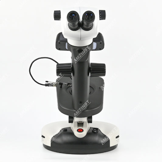 ASZ-ZB4 Zoom 8X-50X Trinocular Professional Gem Jewelry Darkfield Stereo Microscopes
