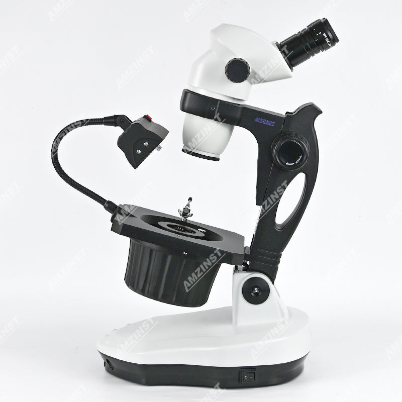 ASZ-ZB8 6.7X-45X Binocular Jewelry Gemology Gemological Microscopes with 7W Fluorescent lamp ASZ-ZB8 6.7X-45X Binocular Jewelry Gemology Gemological Microscopes with 7W Fluorescent lamp