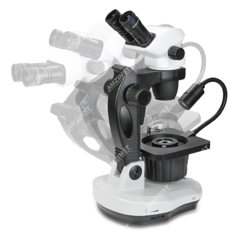 ASZ-ZT8L 6.7X-45X Trinocular Jewelry Gemology Gemological Microscopes with 1W LED lamp ASZ-ZT8L 6.7X-45X Trinocular Jewelry Gemology Gemological Microscopes with 1W LED lamp
