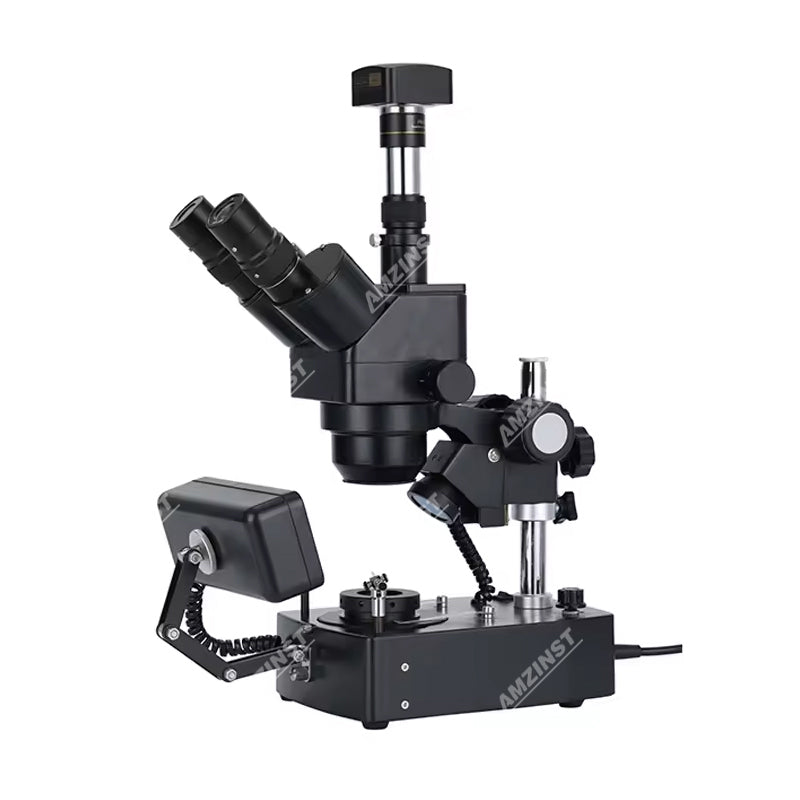 ASZ-ZT5MP5 Zoom 10X-40X Trinocular Diamond/Jewelry Microscope with 5.1 MP USB2.0 CMOS Camera ASZ-ZT5MP5 Zoom 10X-40X Trinocular Diamond/Jewelry Microscope with 5.1 MP USB2.0 CMOS Camera