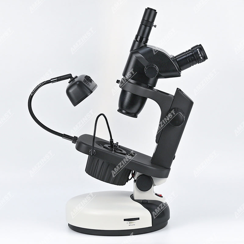 ASZ-ZT7B Zoom 6.7X-45X Trinocular Professional Black Jewelry Gemological Microscope ASZ-ZT7B Zoom 6.7X-45X Trinocular Professional Black Jewelry Gemological Microscope