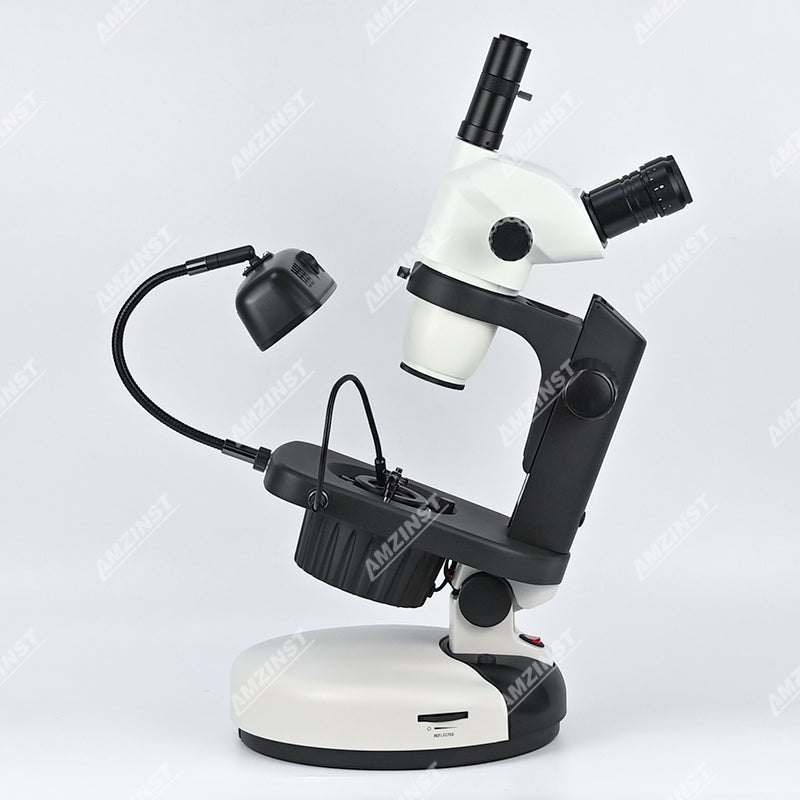 ASZ-ZT7 Zoom 6.7X-45X Trinocular Professional Jewelry Gemological Microscope ASZ-ZT7 Zoom 6.7X-45X Trinocular Professional Jewelry Gemological Microscope