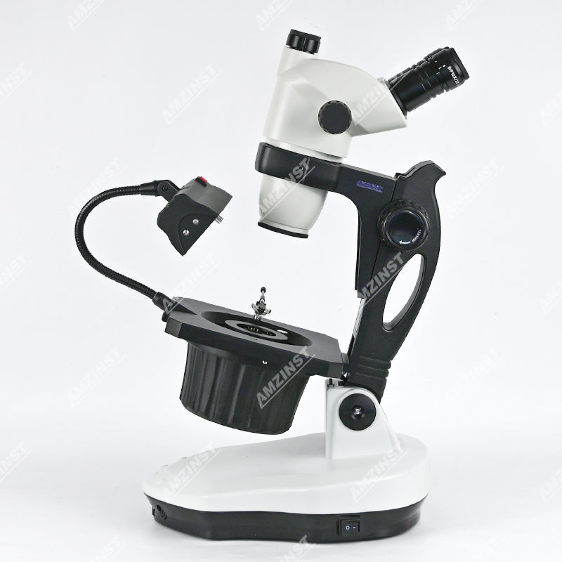 ASZ-ZT8 6.7X-45X Trinocular Jewelry Gemology Gemological Microscopes with 7W Fluorescent lamp ASZ-ZT8 6.7X-45X Trinocular Jewelry Gemology Gemological Microscopes with 7W Fluorescent lamp
