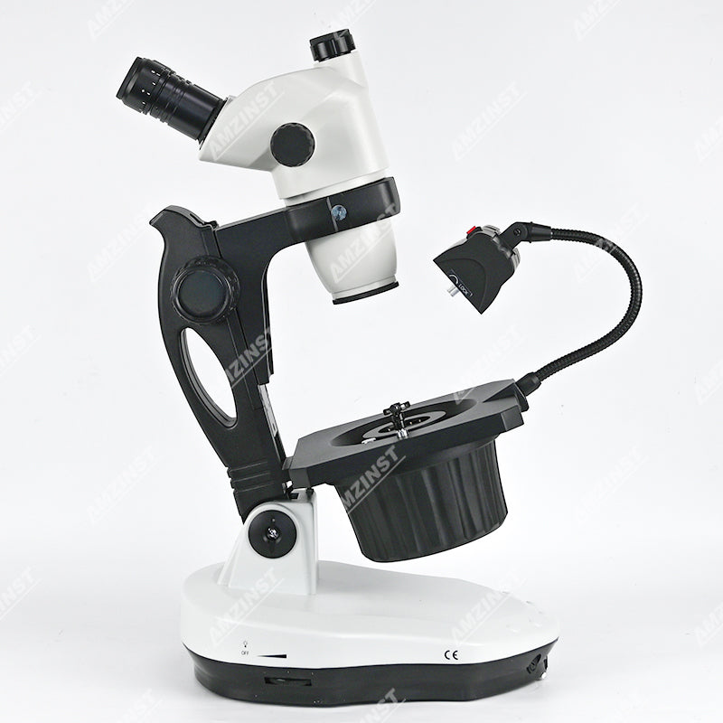 ASZ-ZT8 6.7X-45X Trinocular Jewelry Gemology Gemological Microscopes with 7W Fluorescent lamp ASZ-ZT8 6.7X-45X Trinocular Jewelry Gemology Gemological Microscopes with 7W Fluorescent lamp