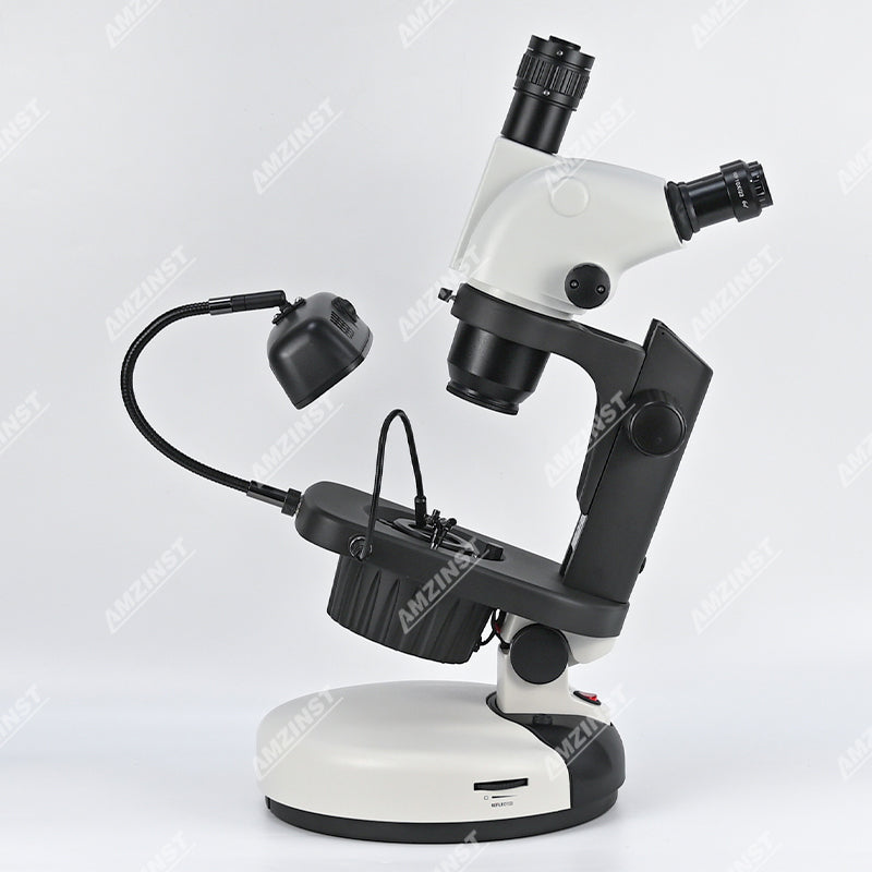 ASZ-ZT9 Zoom 0.65X-6.5X Trinocular Professional Jewelry Gemological Stereo Microscopes