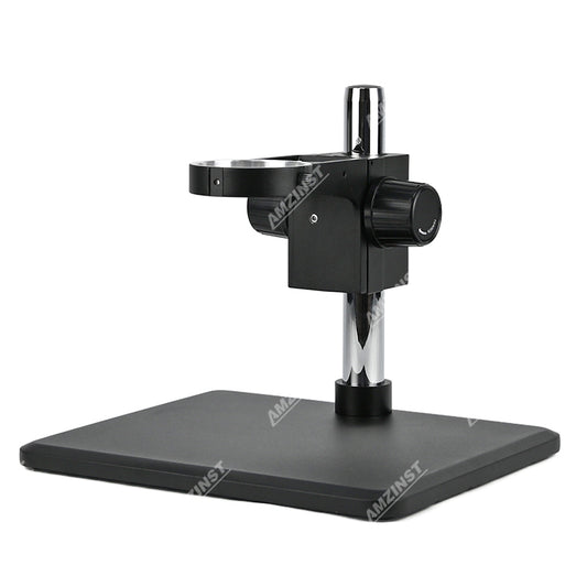 B3 Black Large Base Microscope Post Stand With 76mm Inner Diameter body holder