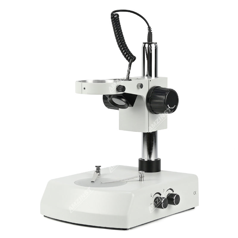 D2 Microscope Post Stand with 76mm Coarse Focus and Top and Bottom LED Light (Dimmable) D2 Microscope Post Stand with 76mm Coarse Focus and Top and Bottom LED Light (Dimmable)