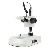 D2 Microscope Post Stand with 76mm Coarse Focus and Top and Bottom LED Light (Dimmable) D2 Microscope Post Stand with 76mm Coarse Focus and Top and Bottom LED Light (Dimmable)