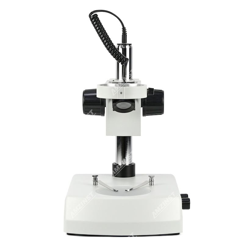 D2 Microscope Post Stand with 76mm Coarse Focus and Top and Bottom LED Light (Dimmable) D2 Microscope Post Stand with 76mm Coarse Focus and Top and Bottom LED Light (Dimmable)