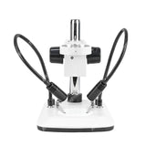 D9 Microscope Post Stand with Dual Gooseneck White LED Lights D9 Microscope Post Stand with Dual Gooseneck White LED Lights