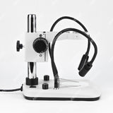 D9 Microscope Post Stand with Dual Gooseneck White LED Lights D9 Microscope Post Stand with Dual Gooseneck White LED Lights