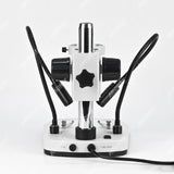 D9 Microscope Post Stand with Dual Gooseneck White LED Lights D9 Microscope Post Stand with Dual Gooseneck White LED Lights