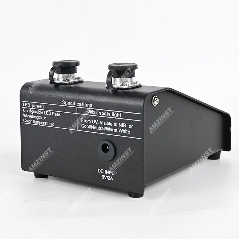 DF-LEDR Dual Gooseneck Microscope Light Source DF-LEDR Dual Gooseneck Microscope Light Source