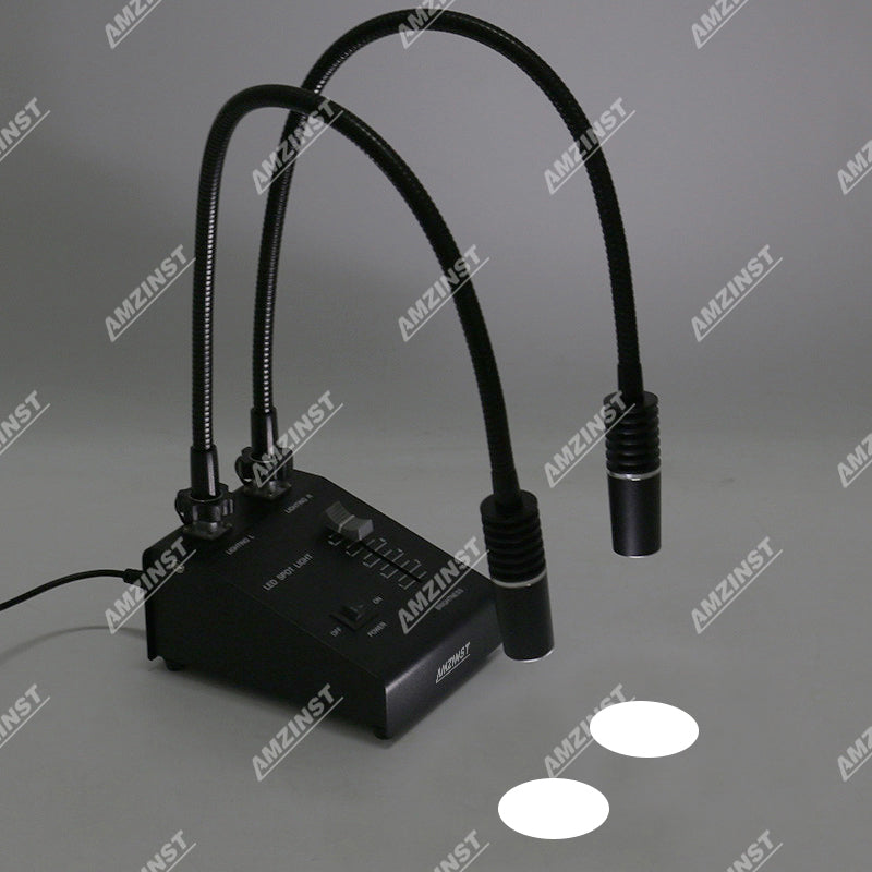 DF-LEDR Dual Gooseneck Microscope Light Source DF-LEDR Dual Gooseneck Microscope Light Source