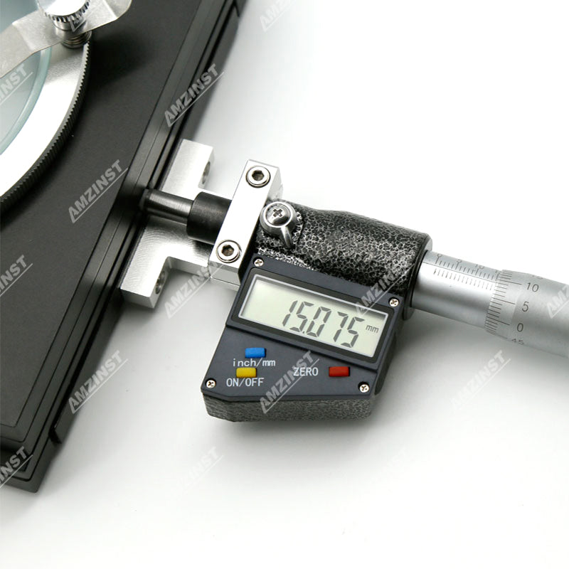 DMS XY Mechanical Measurement Stage for Microscopes with Digital Micrometer Head DMS XY Mechanical Measurement Stage for Microscopes with Digital Micrometer Head