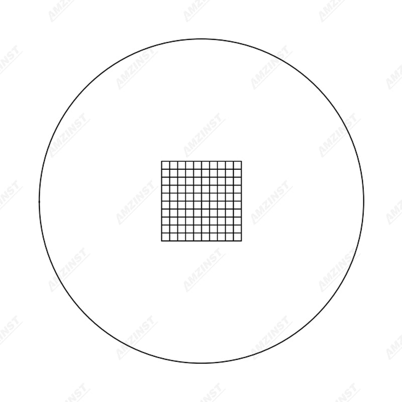 ER-S0505 Series Microscope Eyepiece Reticle Net Grid Micrometer 5x5mm, 100 Squares ER-S0505 Series Microscope Eyepiece Reticle Net Grid Micrometer 5x5mm, 100 Squares