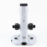 F2 Microscope Track Stand, 76mm Fine Focus, Top and Bottom LED Light (Dimmable) F2 Microscope Track Stand, 76mm Fine Focus, Top and Bottom LED Light (Dimmable)