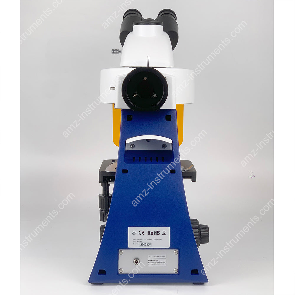 FM-900L Upright Fluorescence Microscope with 5W LED Fluorescence Lamp FM-900L Upright Fluorescence Microscope with 5W LED Fluorescence Lamp
