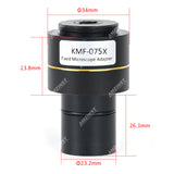 KMF-075X Fixed Microscope Camera Adapter 0.75X KMF-075X Fixed Microscope Camera Adapter 0.75X