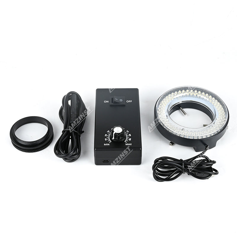 LED-144TP Бестеневой кольцевой светильник для микроскопа на 144 светодиода с регулировкой интенсивности LED-144TP Бестеневой кольцевой светильник для микроскопа на 144 светодиода с регулировкой интенсивности