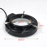 LED-144TP Бестеневой кольцевой светильник для микроскопа на 144 светодиода с регулировкой интенсивности LED-144TP Бестеневой кольцевой светильник для микроскопа на 144 светодиода с регулировкой интенсивности