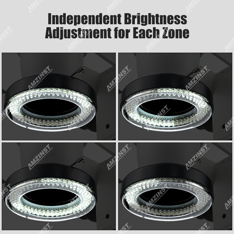 LED-144T Кольцевой светильник для микроскопа с регулируемым направлением и адаптером для стереомикроскопов LED-144T Кольцевой светильник для микроскопа с регулируемым направлением и адаптером для стереомикроскопов