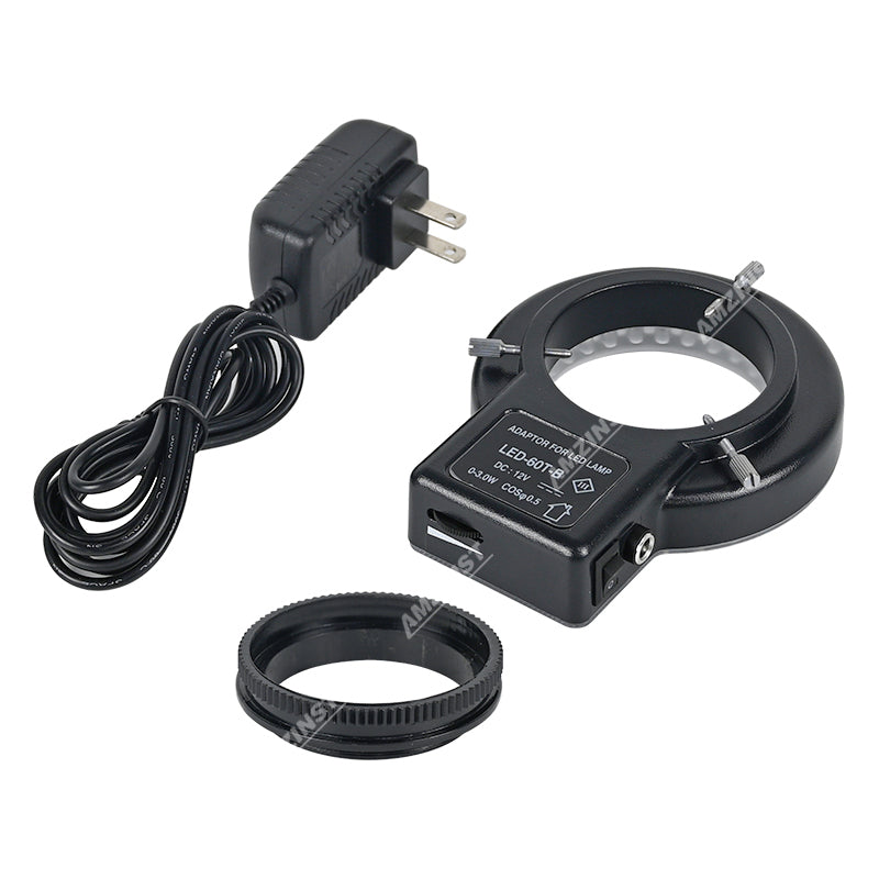 Кольцевой осветитель для микроскопа LED-60TB с сертификатами UL и CE Кольцевой осветитель для микроскопа LED-60TB с сертификатами UL и CE