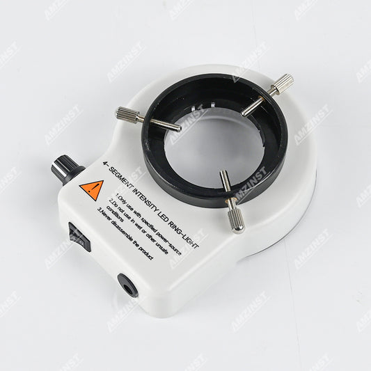 LED-78TU 4-Zone Divided Segments Touch-Control LED Ring Light for Stereo Microscopes